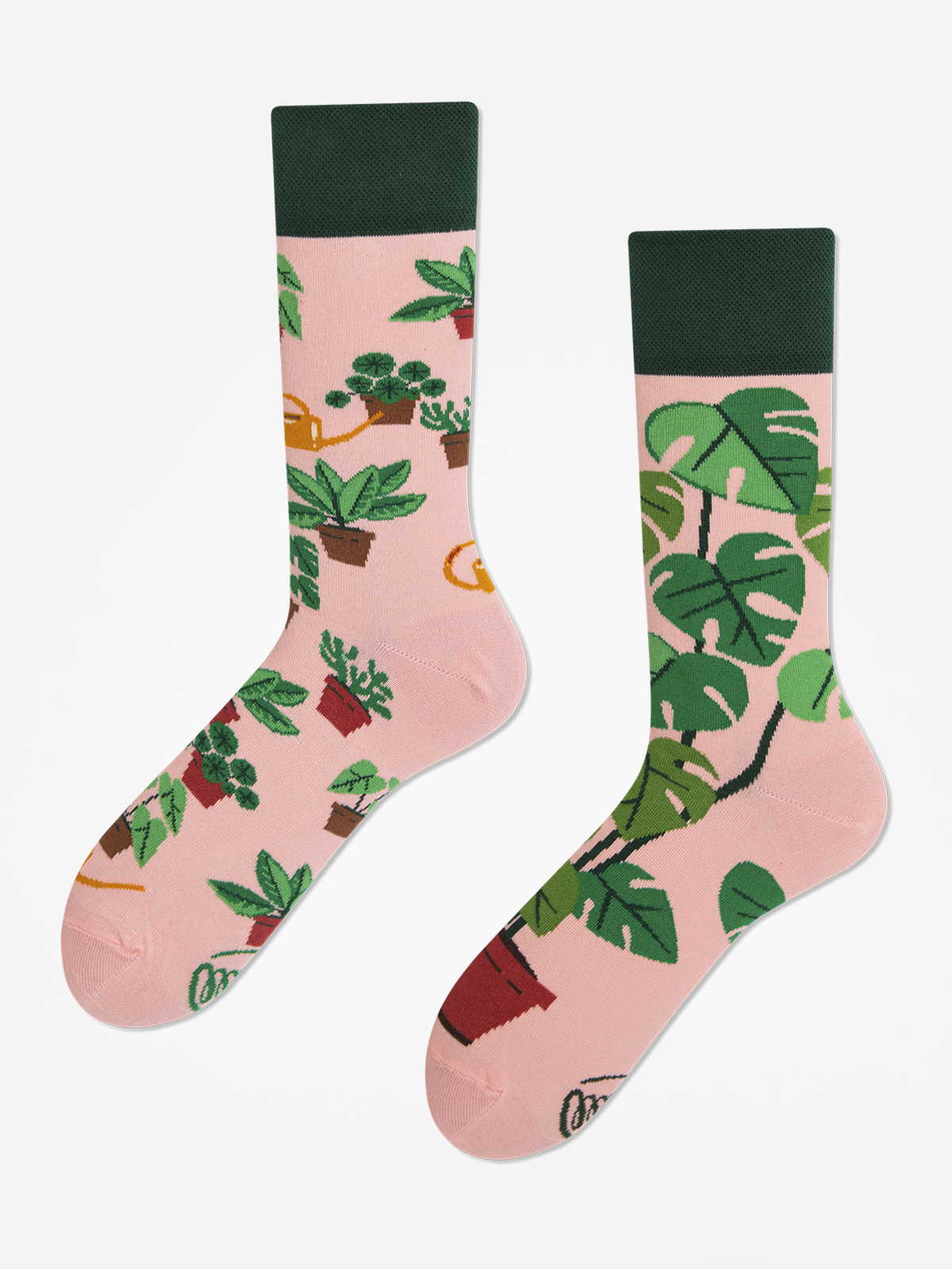 Many Mornings Plant Lover Zokni (pink/green)
