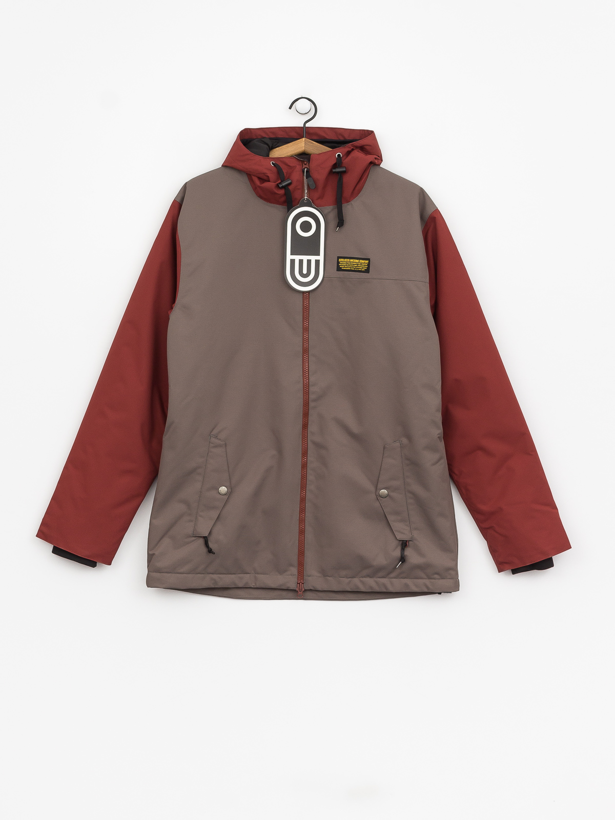 Férfi Airblaster Toaster Snowboard dzseki (grey oxblood)