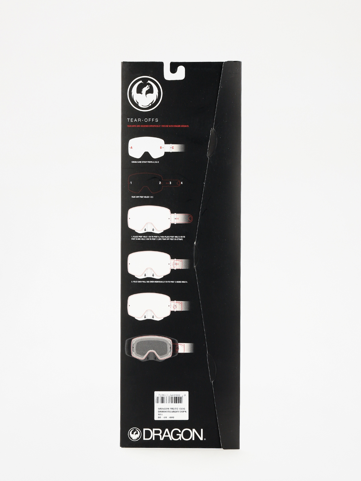 Dragon MXV Gyorsan a szemüveghez (tear off 20 pack clear)