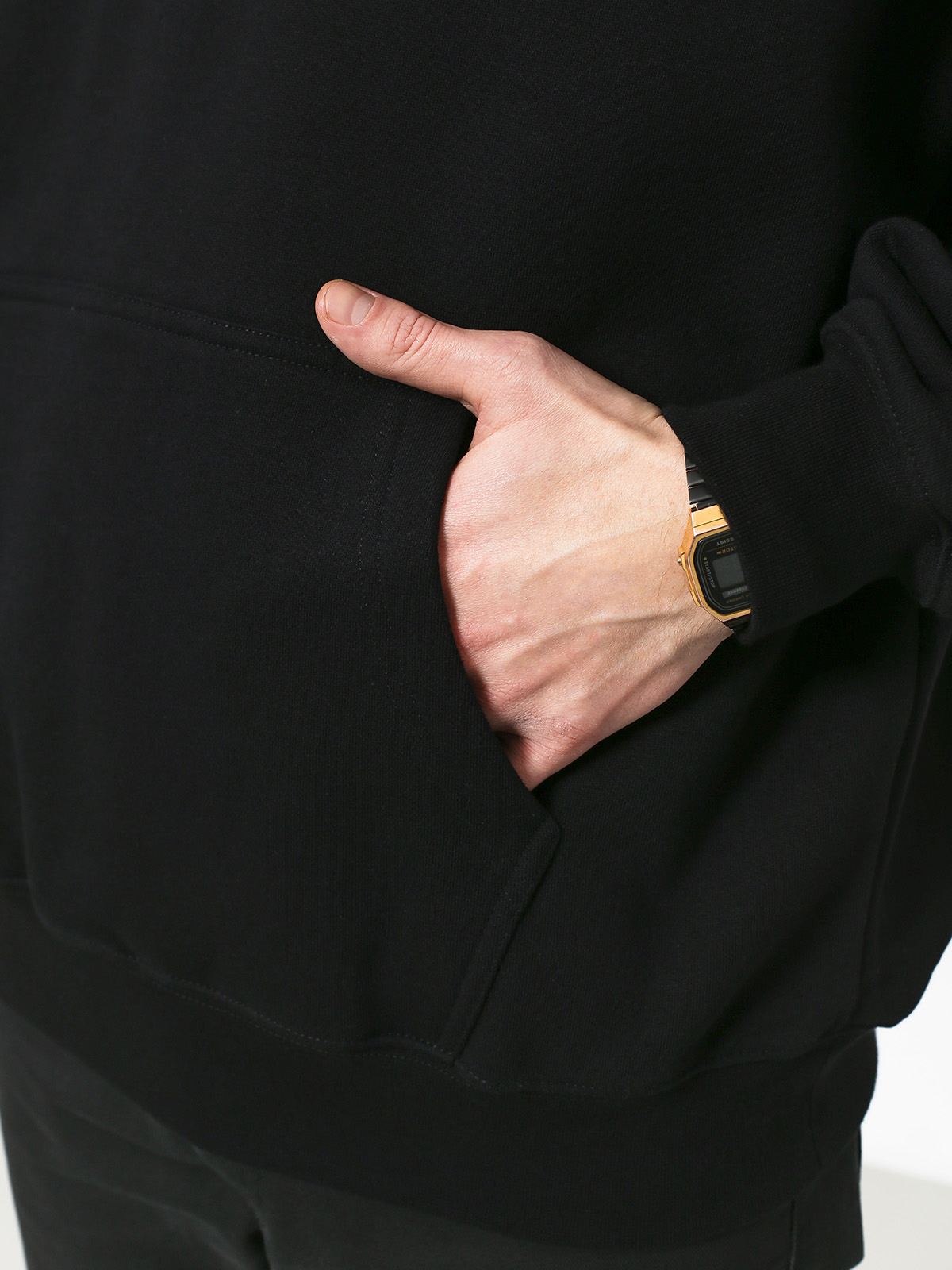 Kapucnis pulóver Polar Skate Default HD (black)