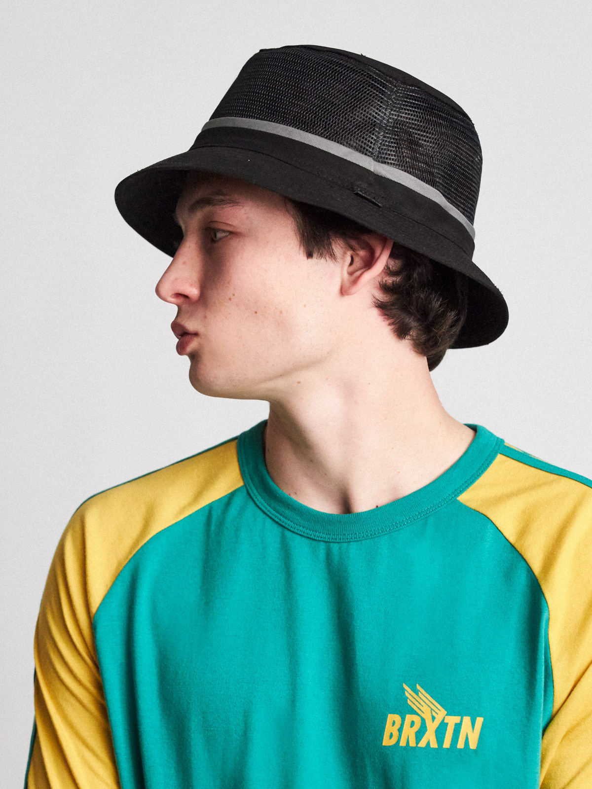 Brixton Hardy Bucket Hat Kalap (black/grey)