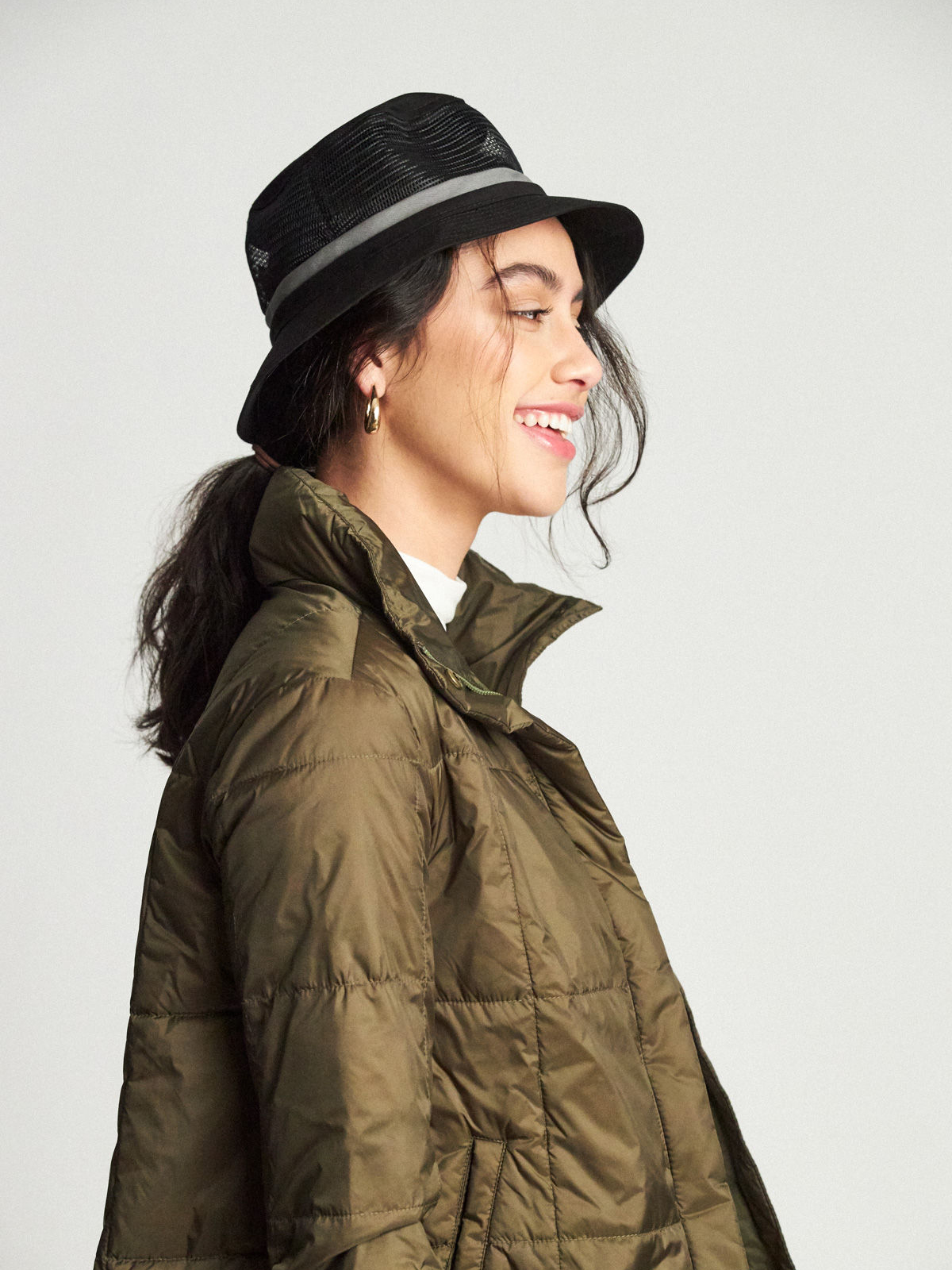 Brixton Hardy Bucket Hat Kalap (black/grey)