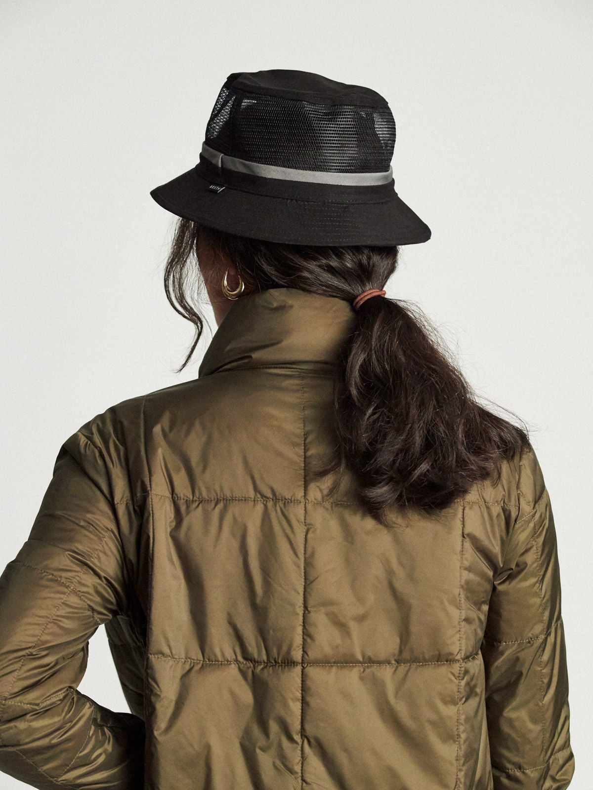 Brixton Hardy Bucket Hat Kalap (black/grey)