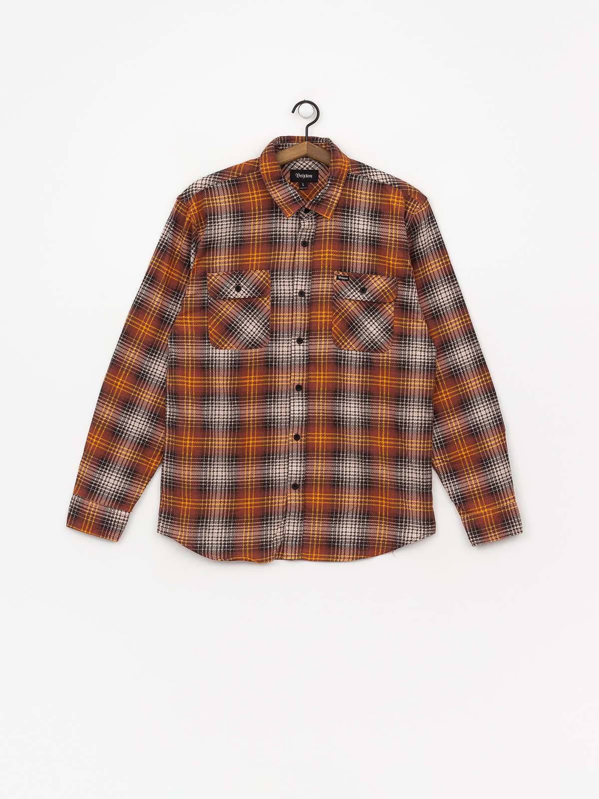 Brixton Bowery Lw Flannel Ing (burnt orange)