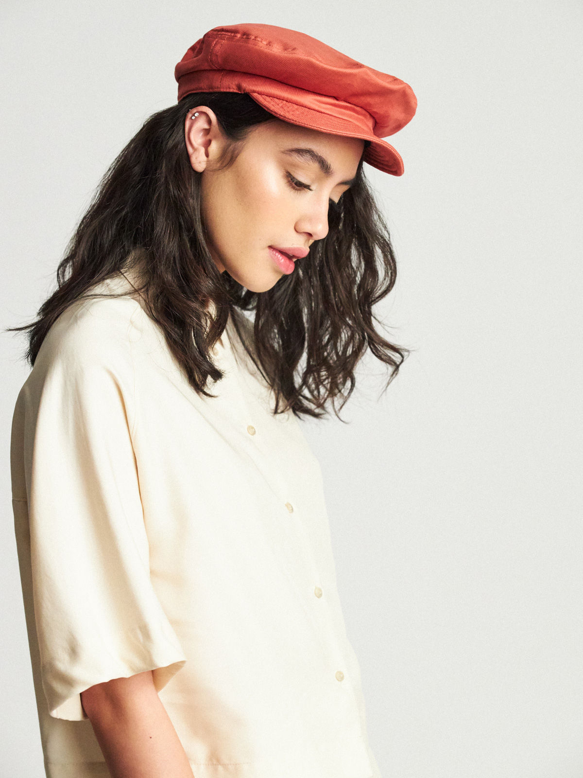 Brixton Fiddler Un W ZD Wmn Flat cap (red clay)