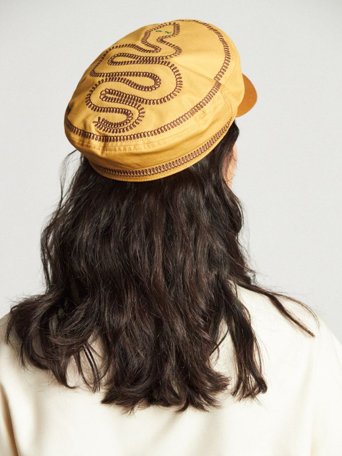 Brixton Fiddler Emb ZD Flat cap (nugget gold)