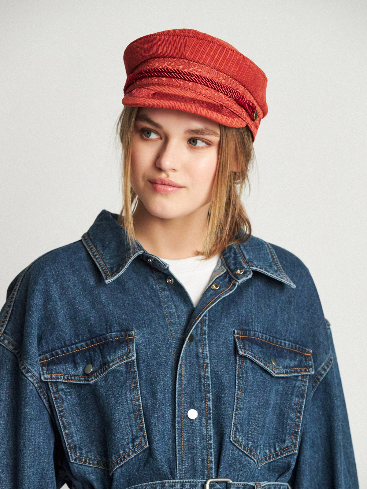 Brixton Albany ZD Wmn Flat cap (red clay)