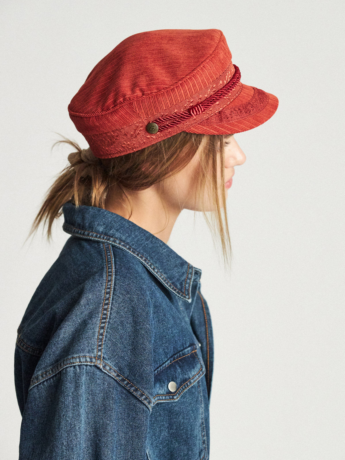 Brixton Albany ZD Wmn Flat cap (red clay)