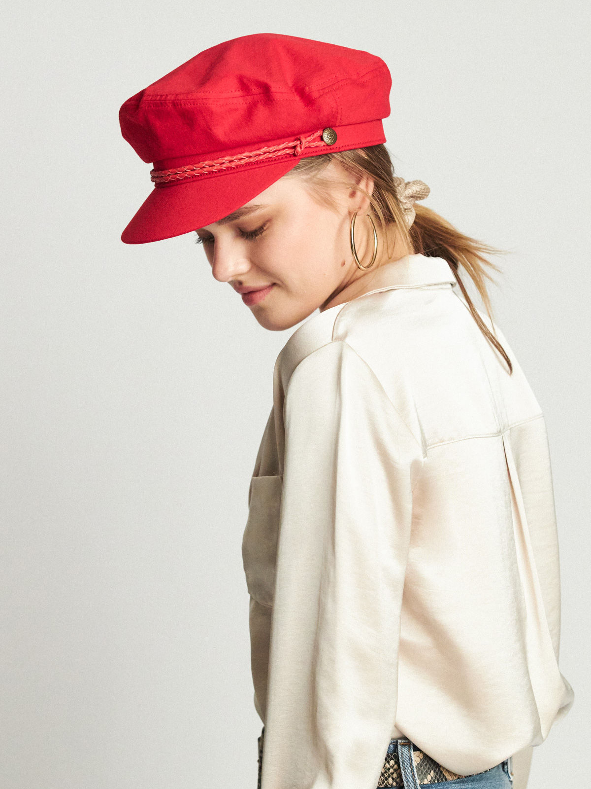 Brixton Ashland ZD Wmn Flat cap (scarlet)