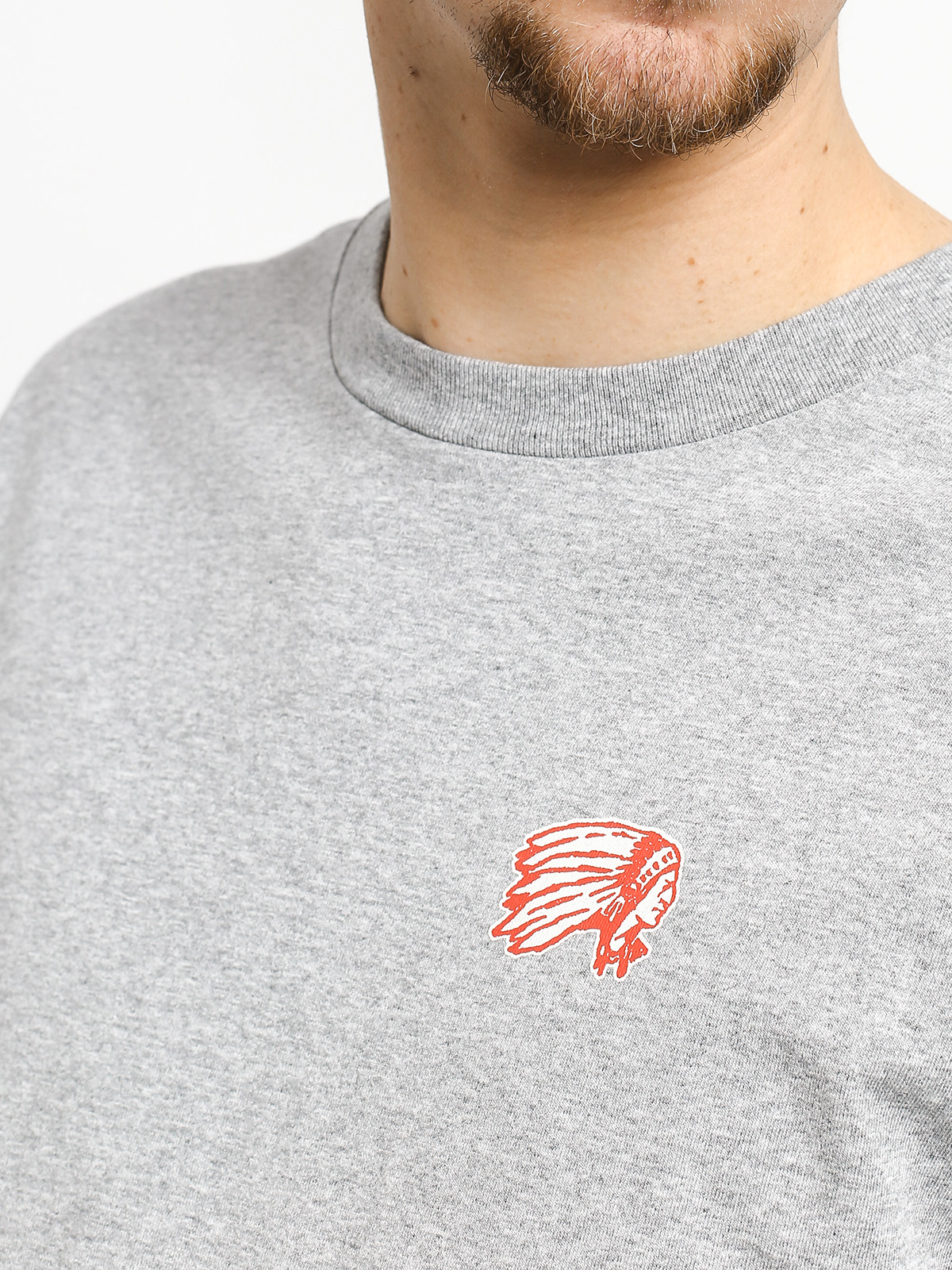 Brixton Primo Stt Hosszú ujjú felső (heather grey)