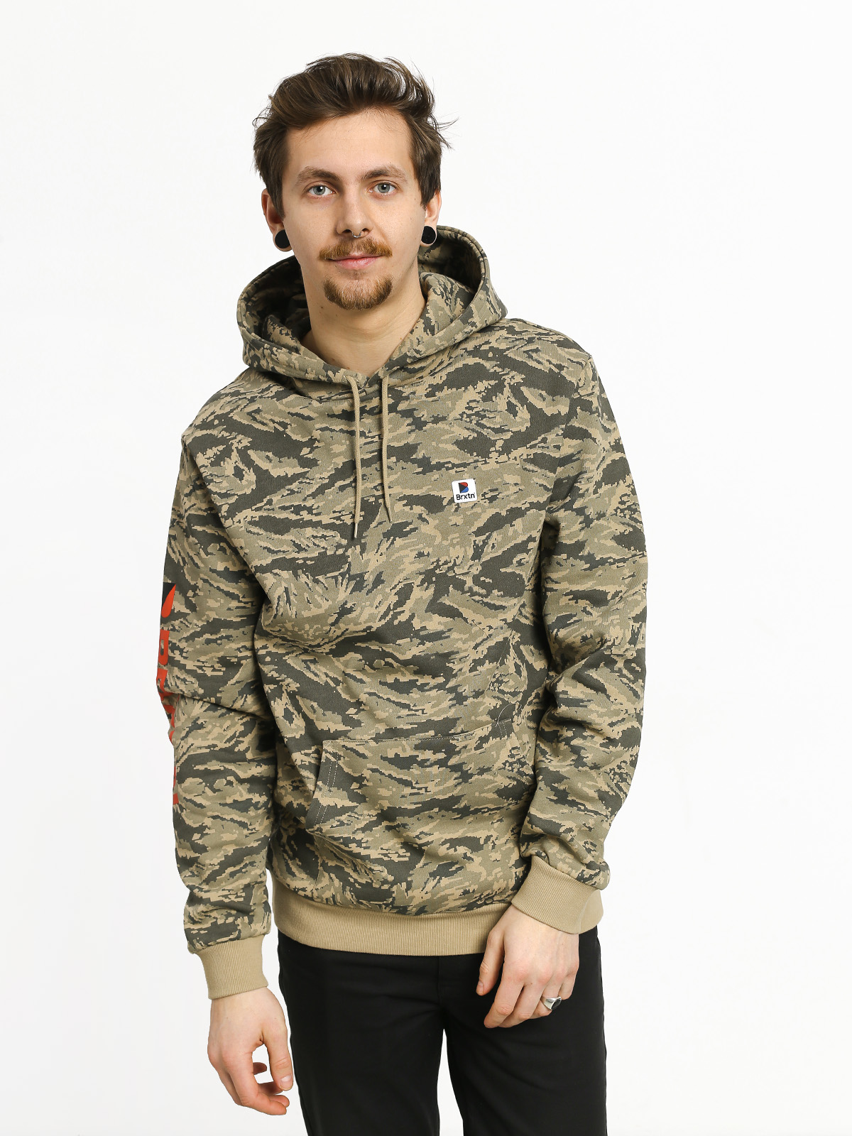 Brixton Stowell Intl HD Kapucnis pulóver (digi tiger camo)