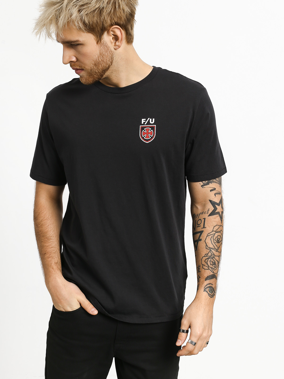 Brixton Hedge Prt Ujjatlan felső (washed black)