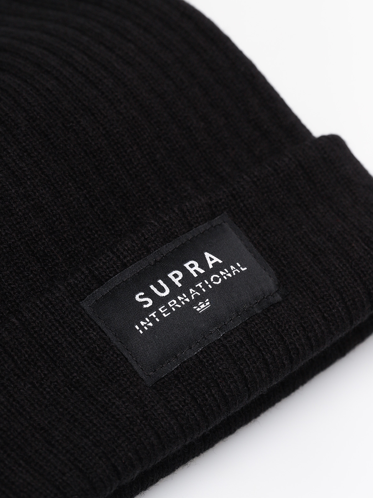 Supra Icon Intl Beanie Sapka (black/blk/wht)