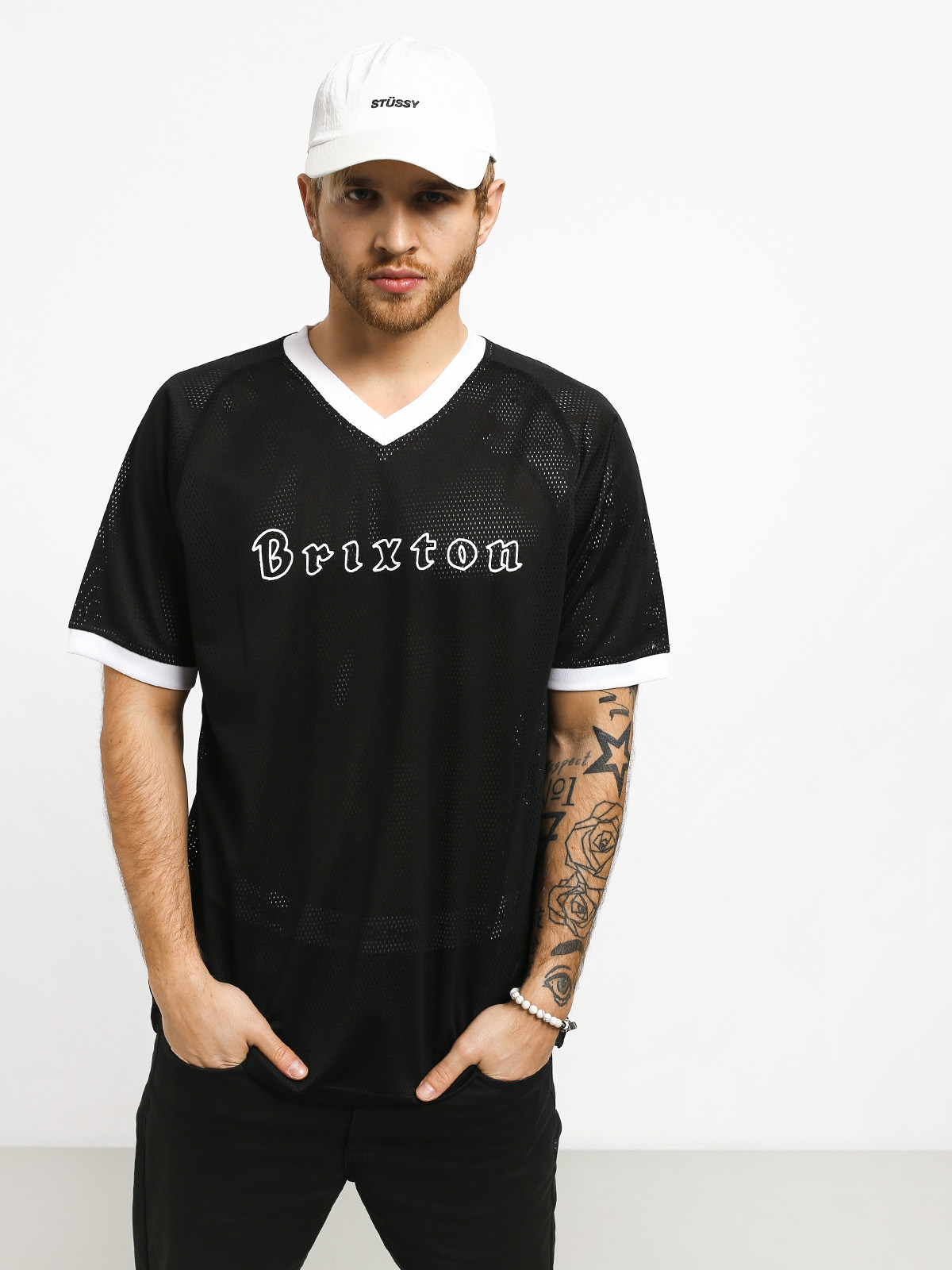 Brixton Proxy Mesh Ujjatlan felső (black)