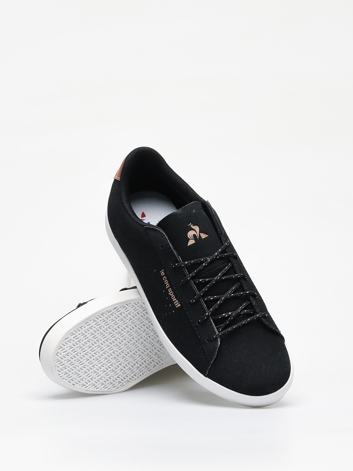 Le Coq Sportif Agate Metallic Wmn Cipők (black/rose gold)