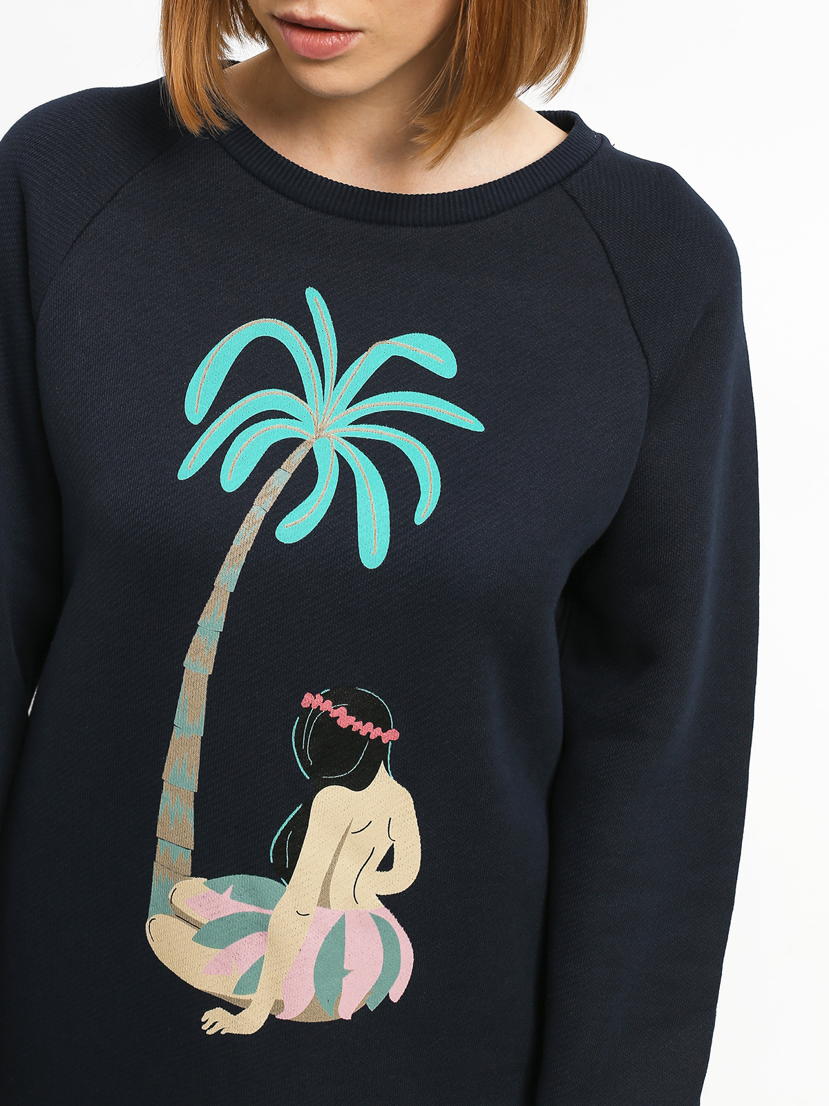Femi Stories Hula Wmn Pulóver (nvy)