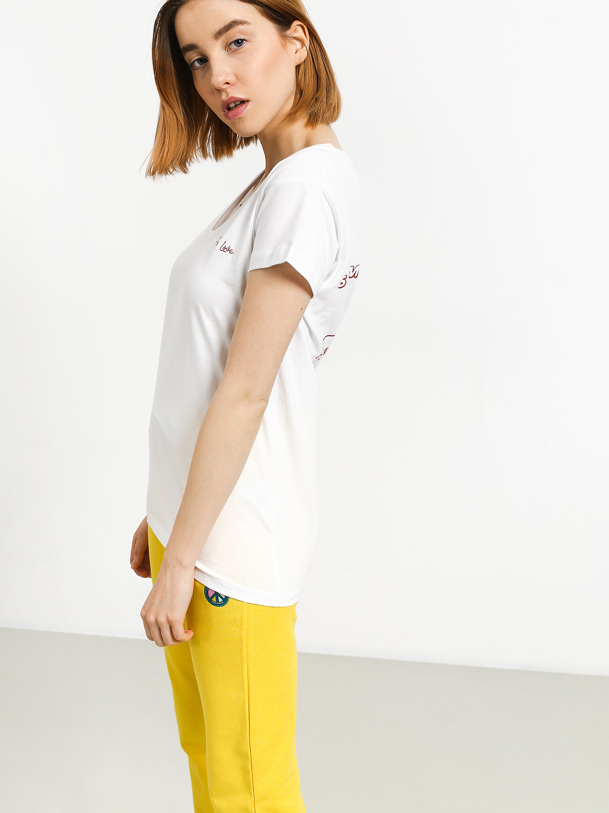 Femi Stories Humu Wmn Ujjatlan felső (wht)