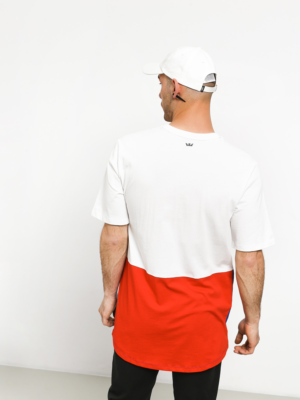 Supra Color Block Crew II Ujjatlan felső (white/blue/red)