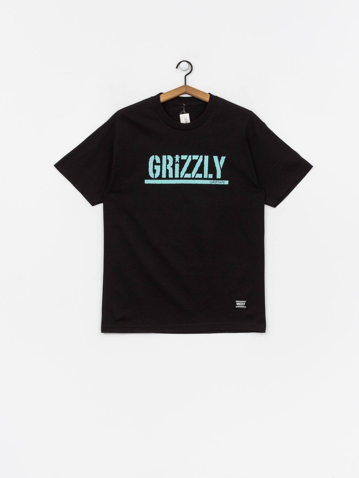 Ujjatlan felső Grizzly Griptape Stamped (black)