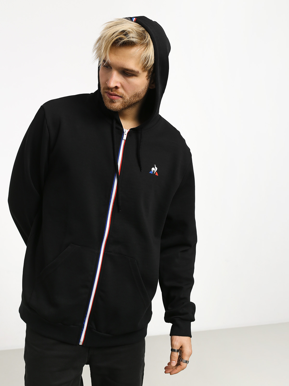 Le Coq Sportif N1 HD Kapucnis pulóver (black)