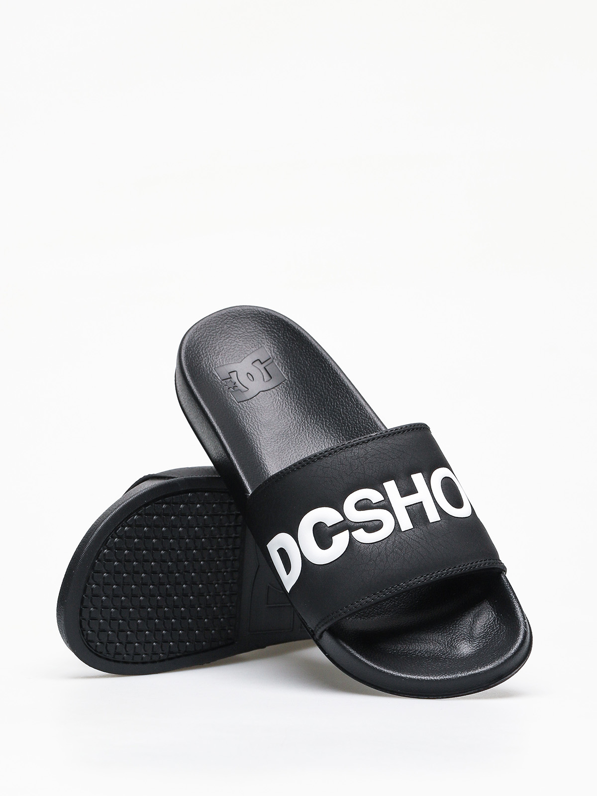 DC Slide Flip-flop papucsok (black/white)