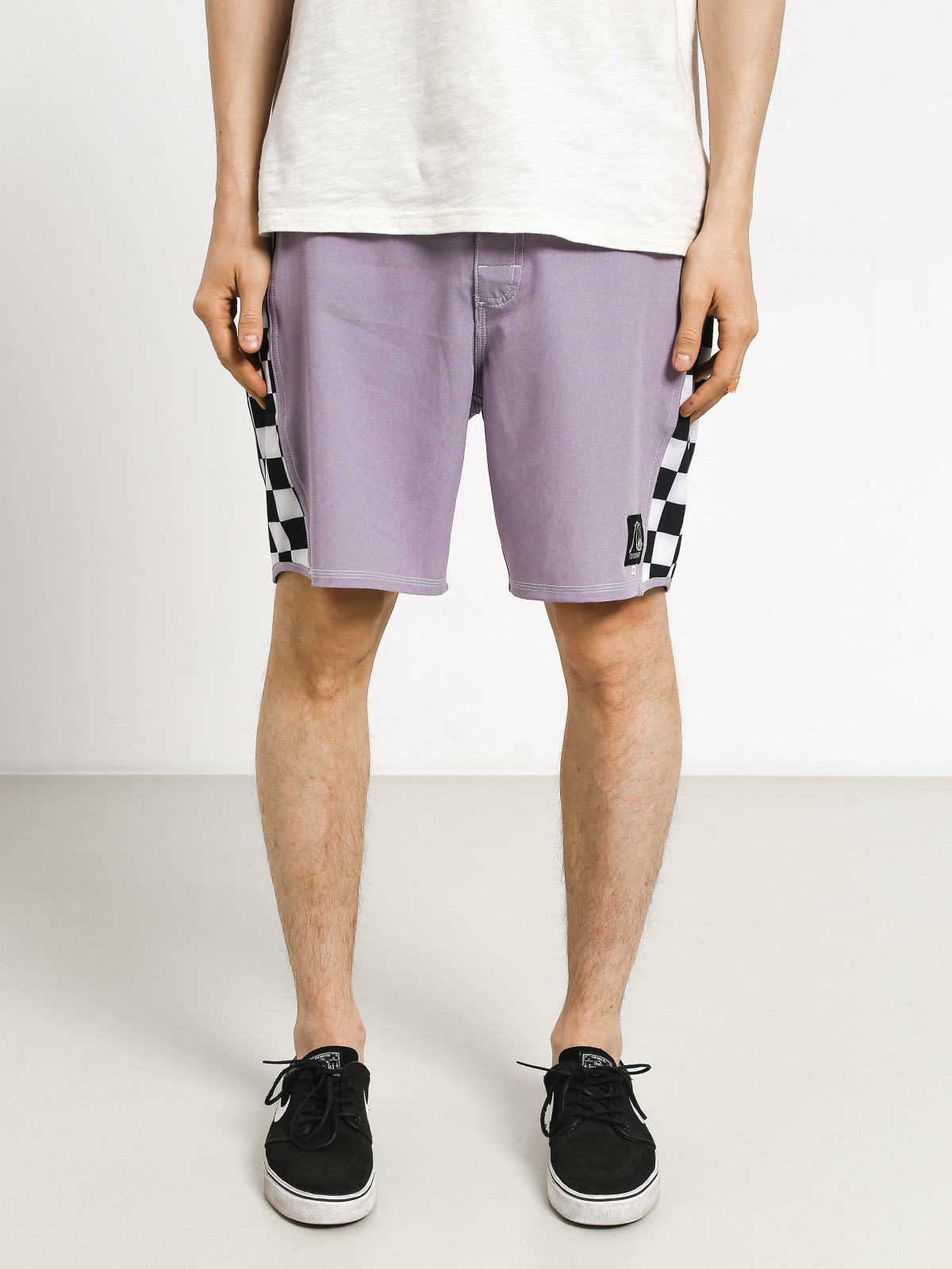 Quiksilver Highline Checker Arch 18 Boardshort (purple ash)
