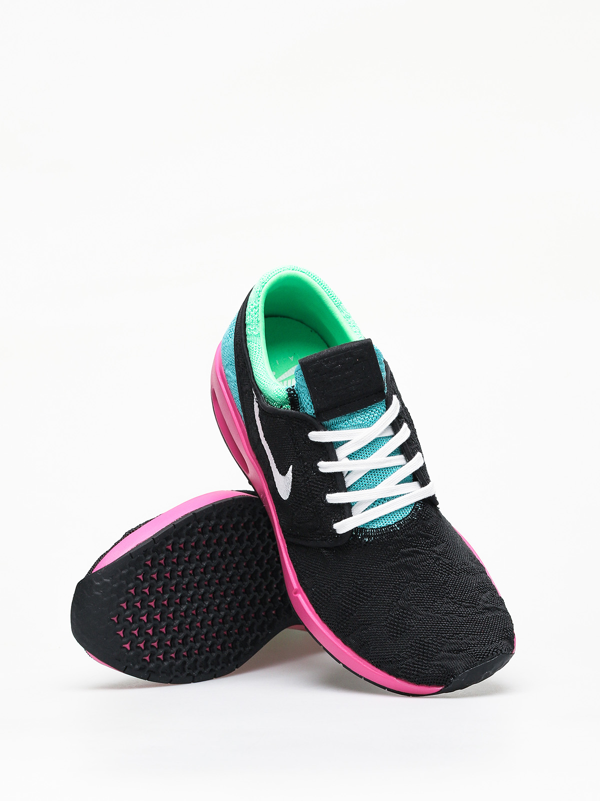 Nike SB Sb Air Max Janoski 2 Cipők (black/white cabana electro green)