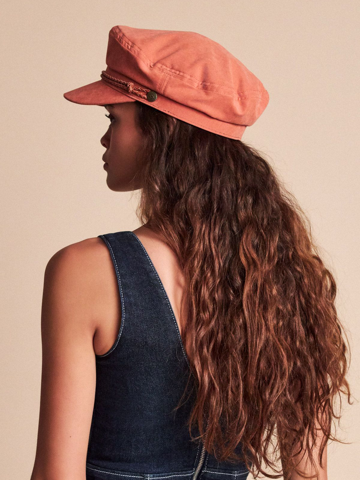 Brixton Ashland ZD Wmn Flat cap (coral)