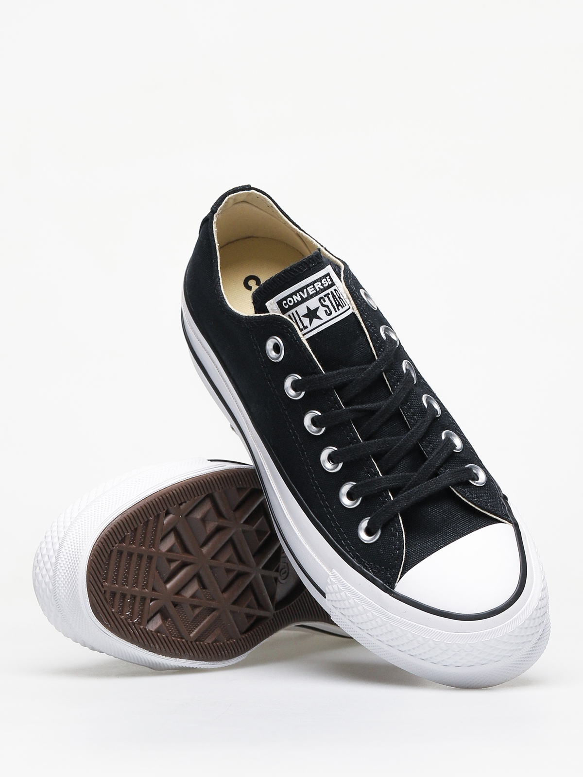 Converse Chuck Taylor All Star Lift Ox Tornacipők Wmn (black/white/white)