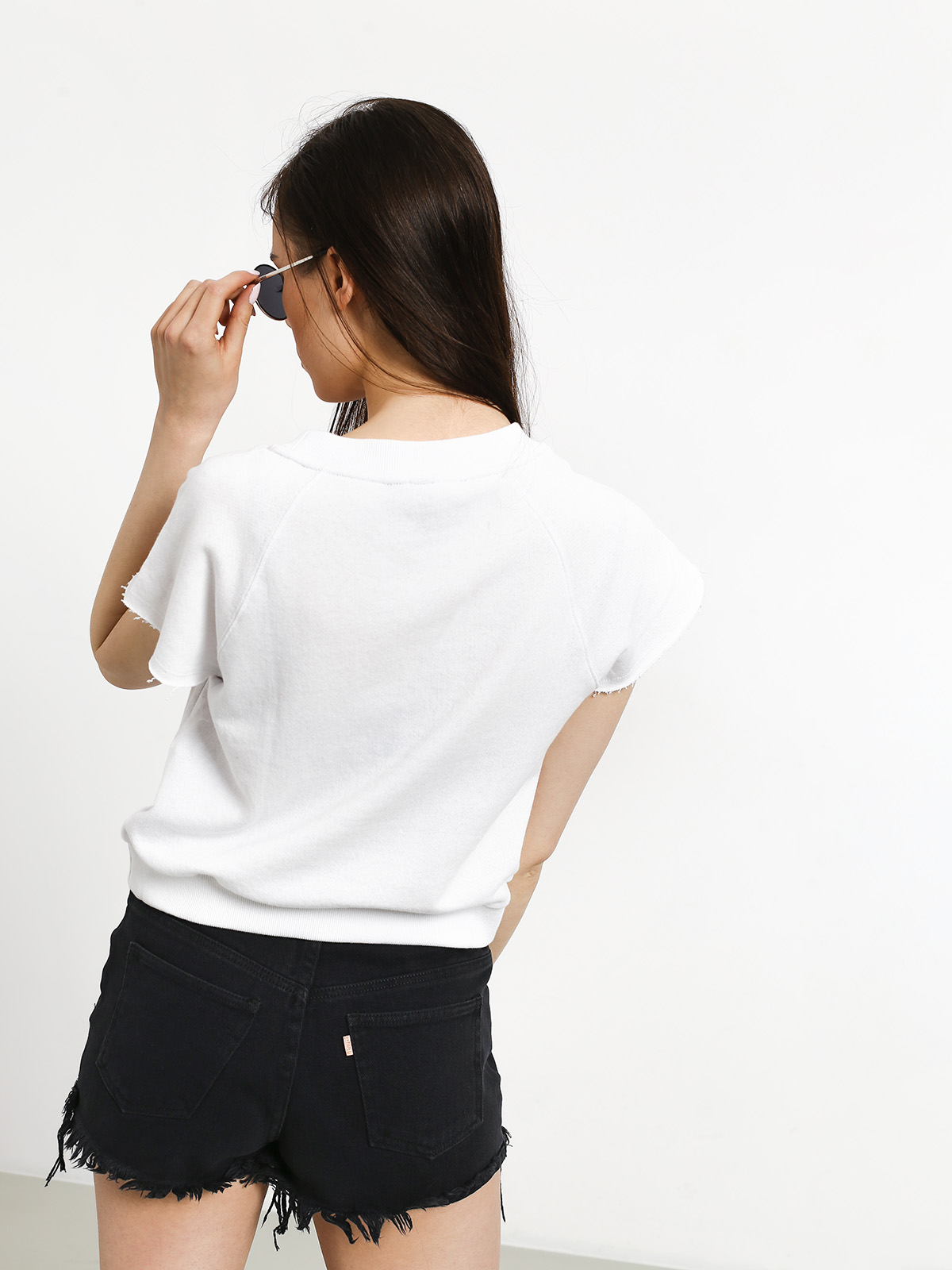 Volcom Drama Shift Crew Wmn Pulóver (wht)