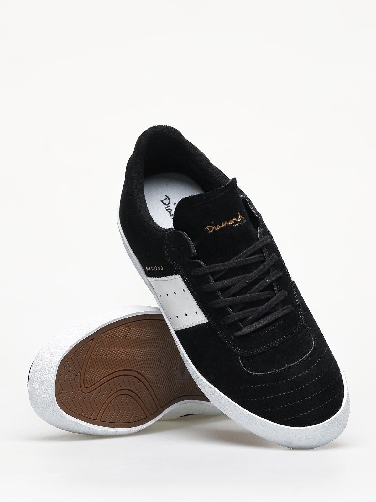 Diamond Supply Co. Barca Suede Cipők (black)