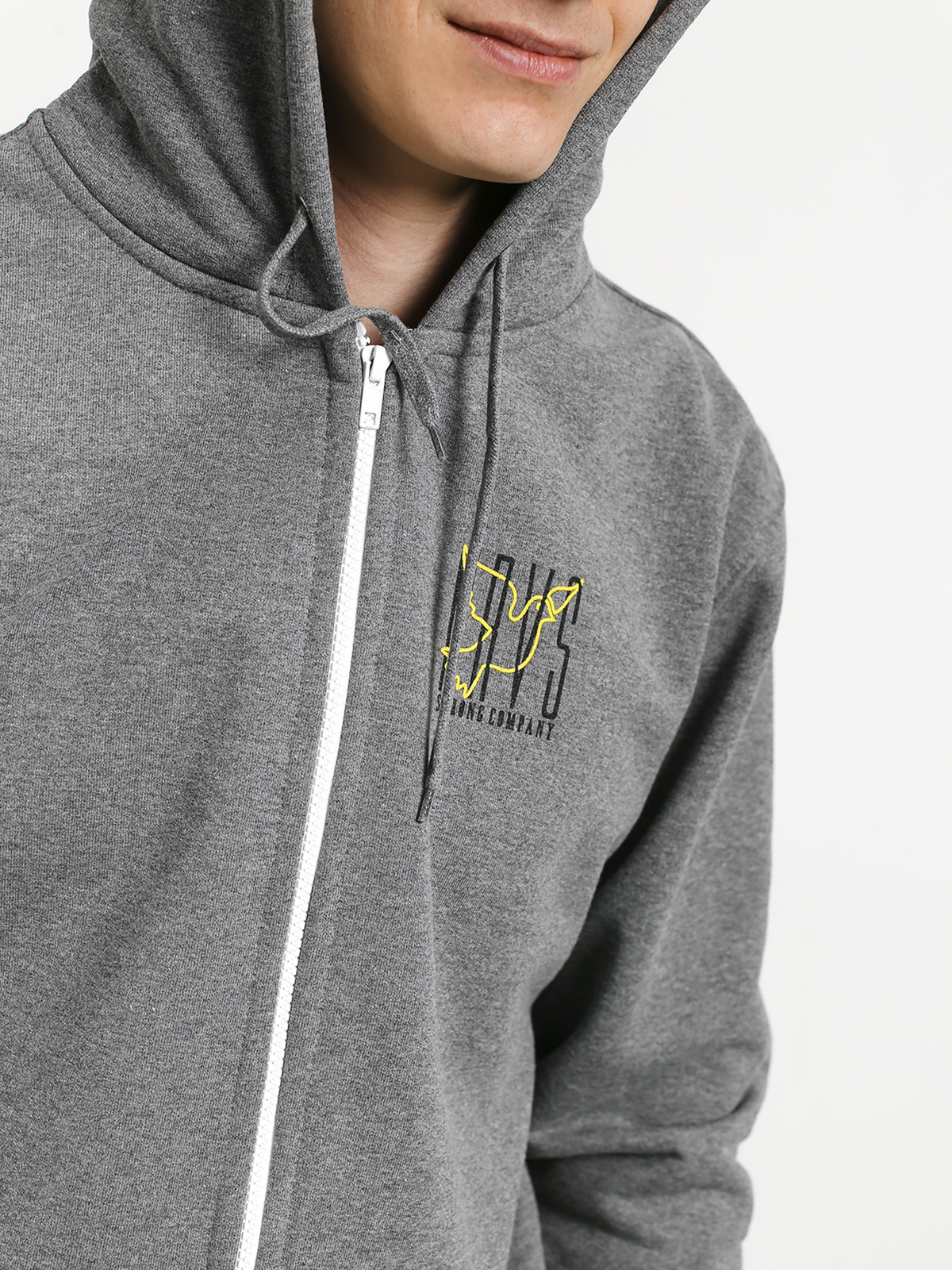 Nervous Mix ZHD Kapucnis pulóver (grey)