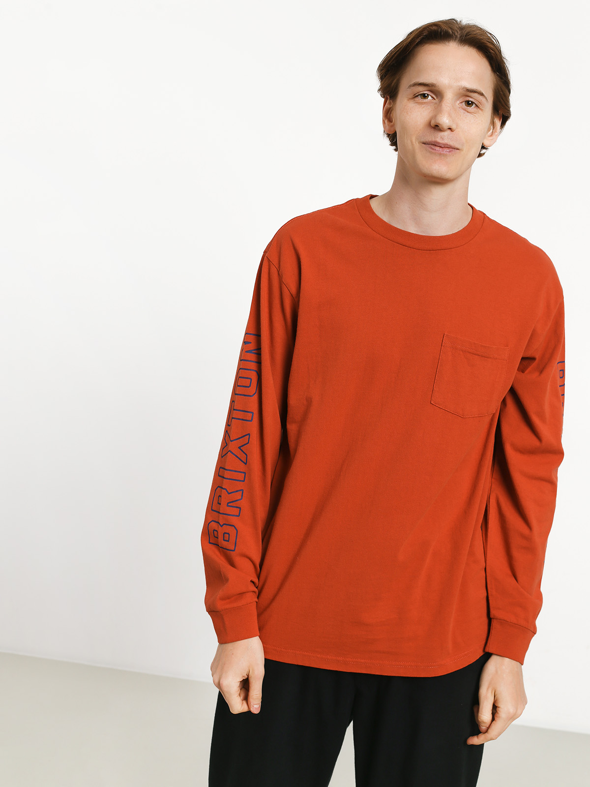 Brixton Puck II Hosszú ujjú felső (henna)