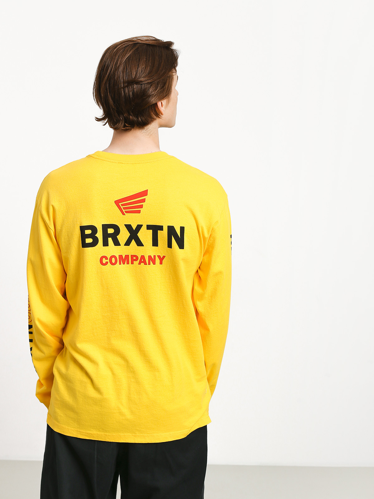 Brixton Peabody II Sv Hosszú ujjú felső (yellow)