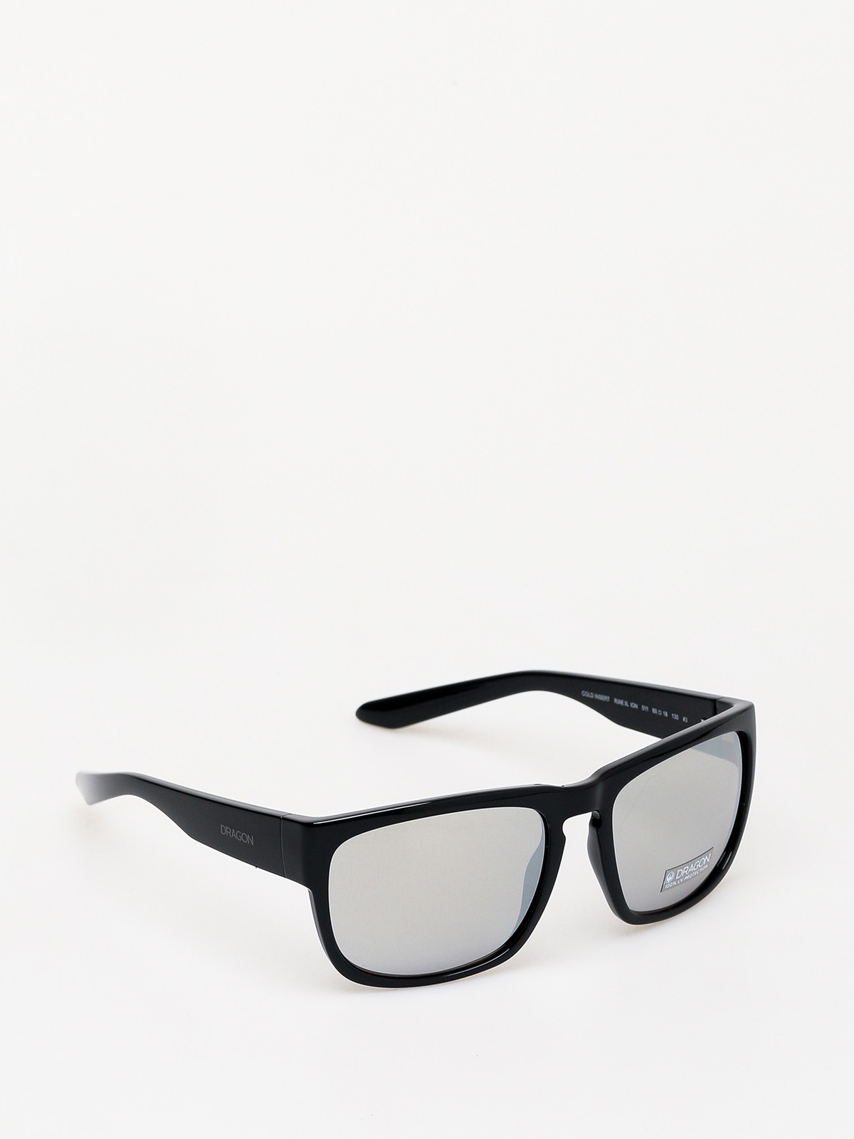 Dragon Rune XL Napszemüvegek (shiny black/silver ion)