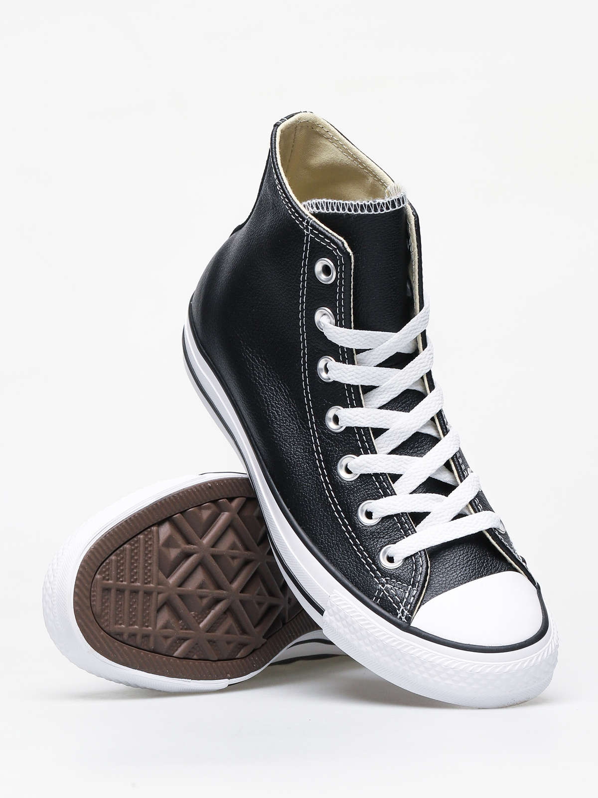 Converse Chuck Taylor All Star Hi Leather Tornacipők (blk)