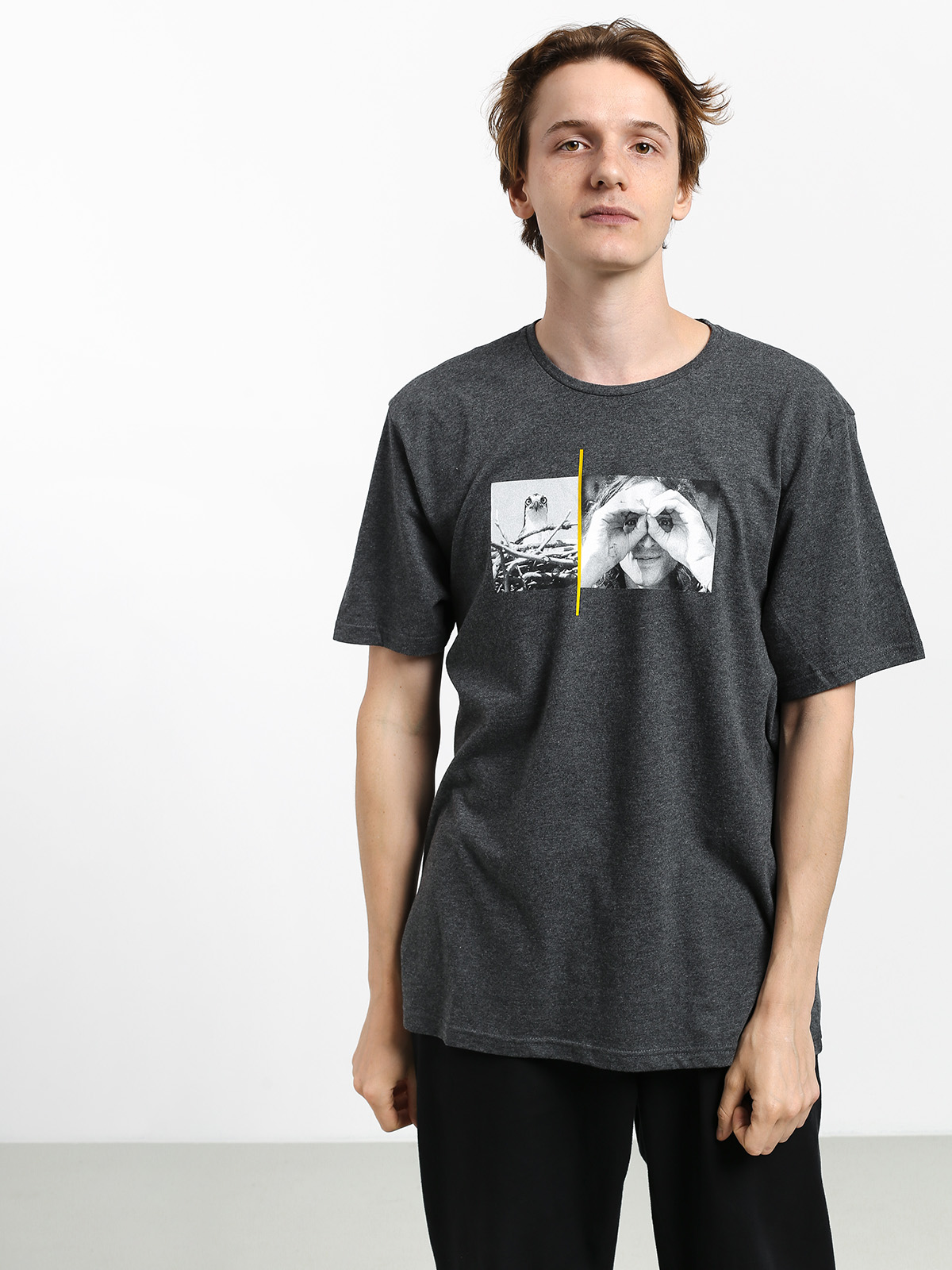 Ujjatlan felső Element Hawkmith (charcoal heathe)