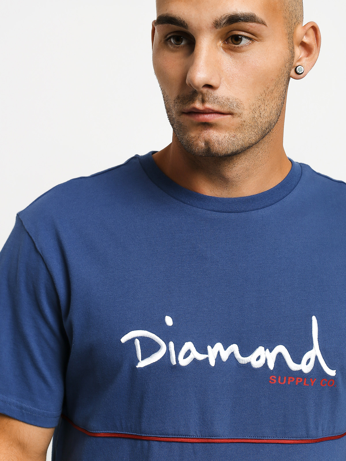 Diamond Supply Co. Hard Cut Ujjatlan felső (navy)