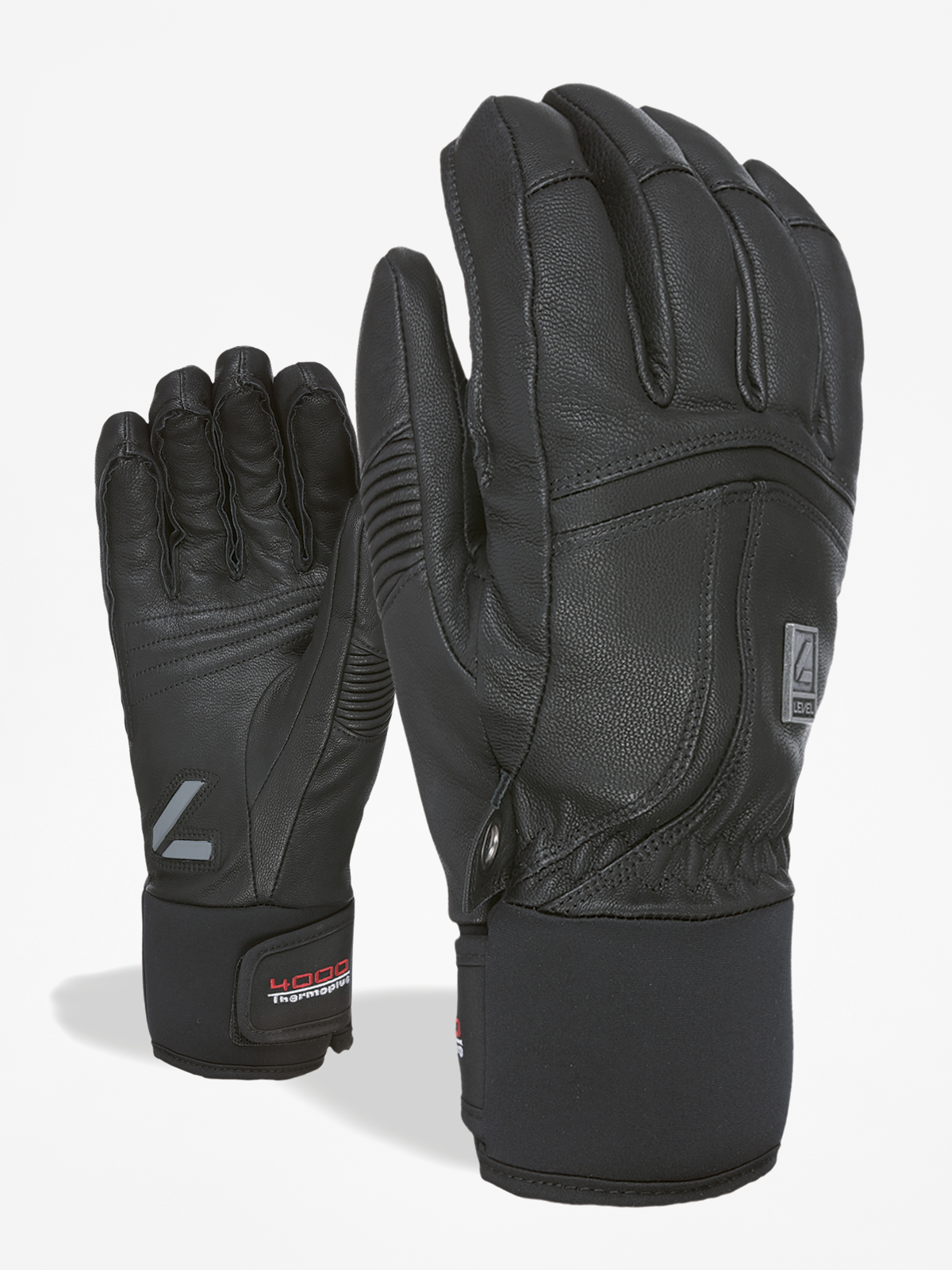 Level Off Piste Leather Kesztyu0171 (black)