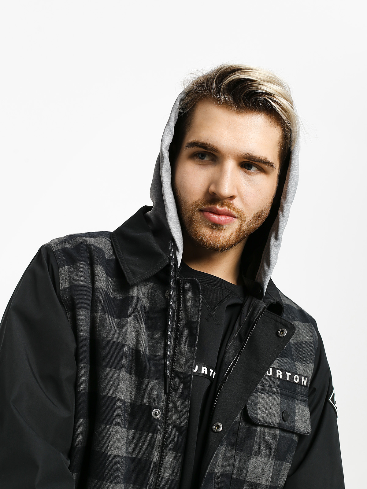 Férfi Burton Dunmore Snowboard dzseki (true black htr buff)