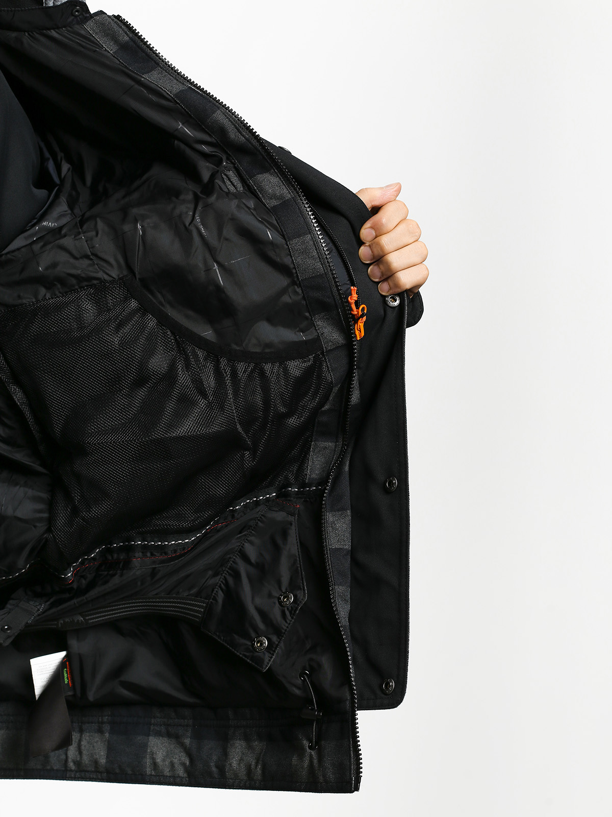 Férfi Burton Dunmore Snowboard dzseki (true black htr buff)