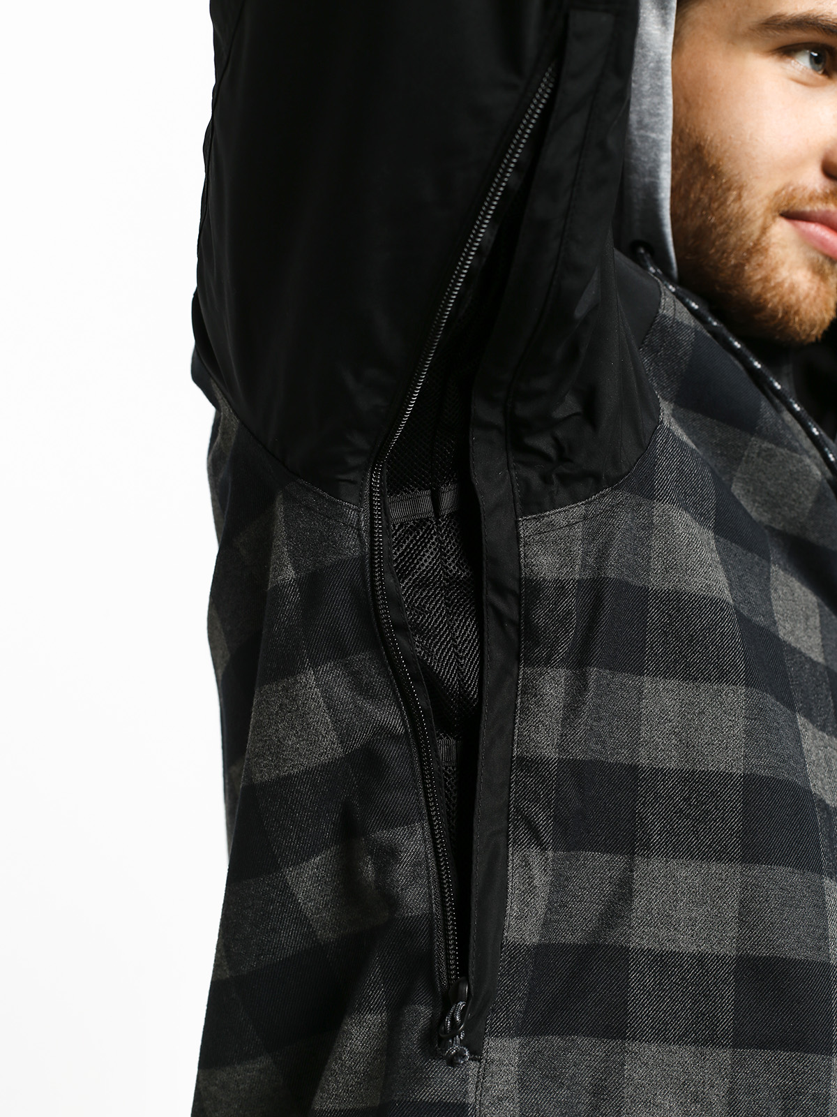 Férfi Burton Dunmore Snowboard dzseki (true black htr buff)