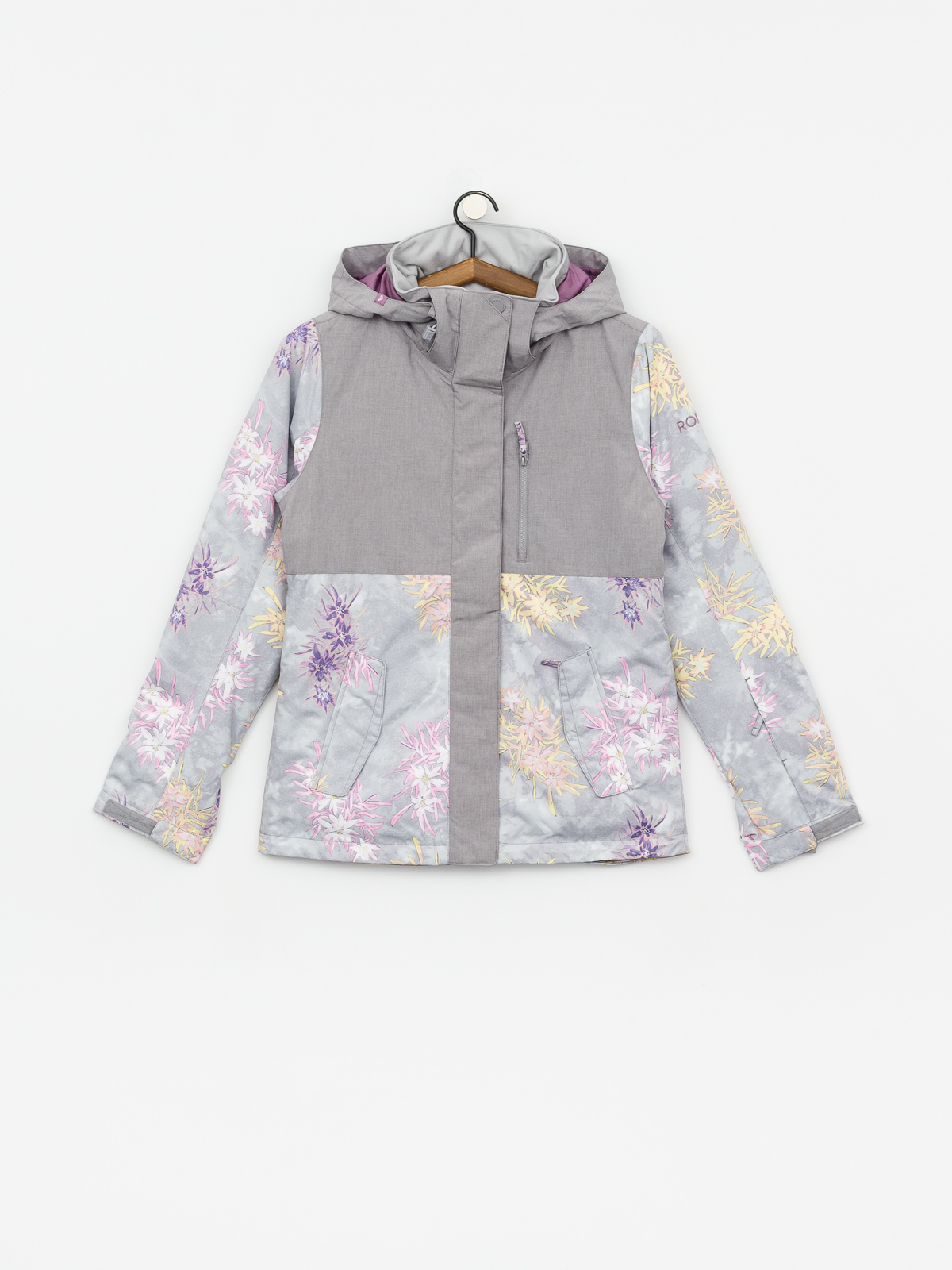 Női Roxy Jetty Block Snowboard dzseki (edelweiss)