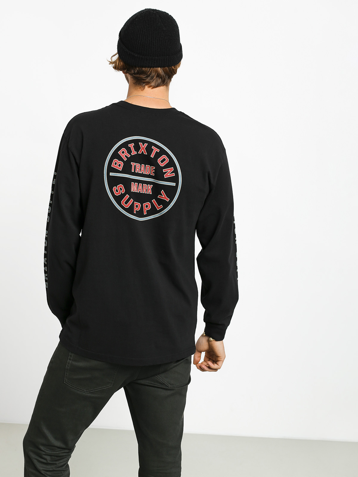 Brixton Oath IV Stt Hosszú ujjú felső (black/blue)