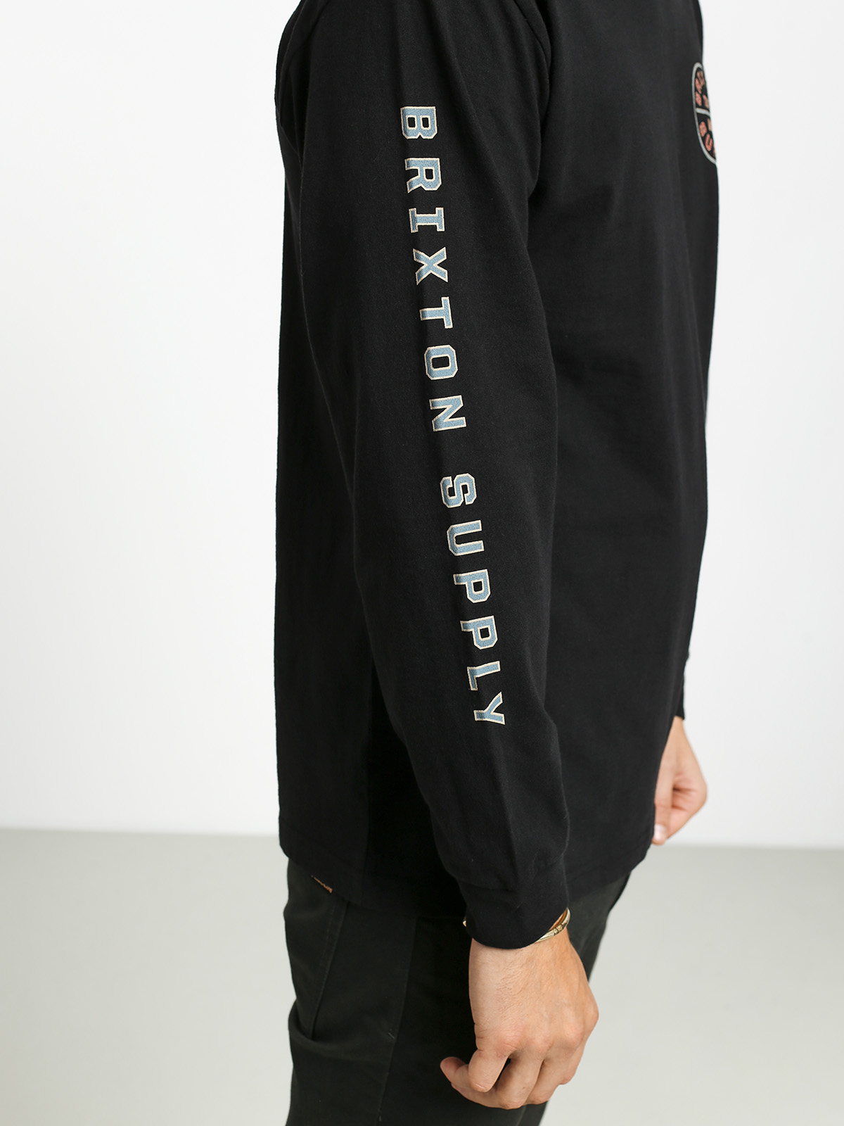 Brixton Oath IV Stt Hosszú ujjú felső (black/blue)