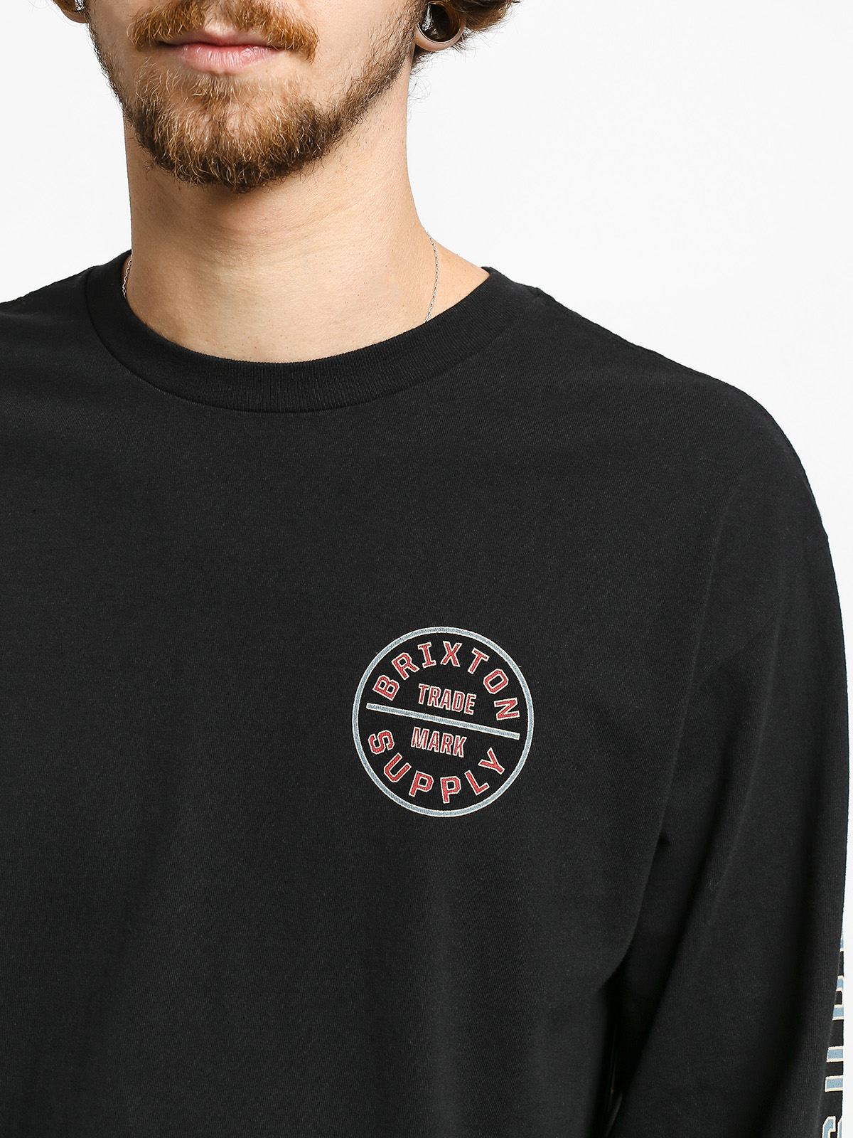 Brixton Oath IV Stt Hosszú ujjú felső (black/blue)