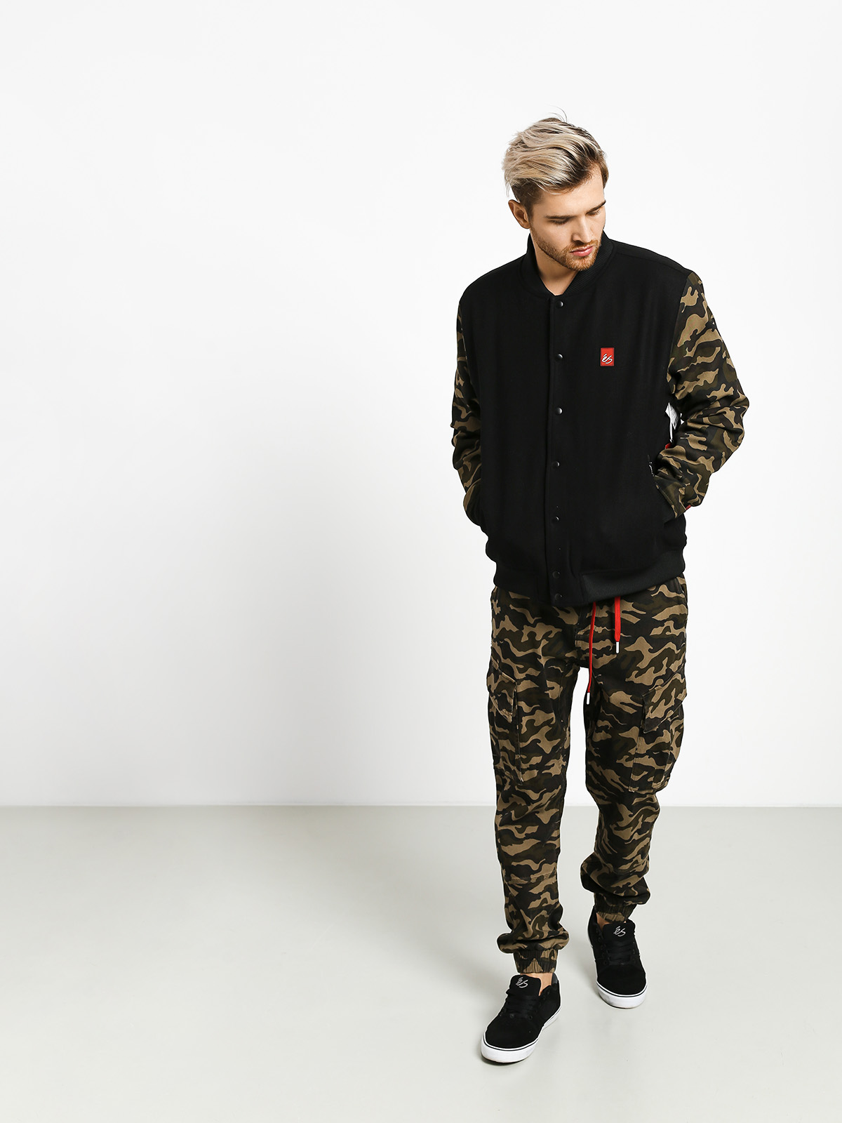 eS Kapra Dzseki (black/camo)