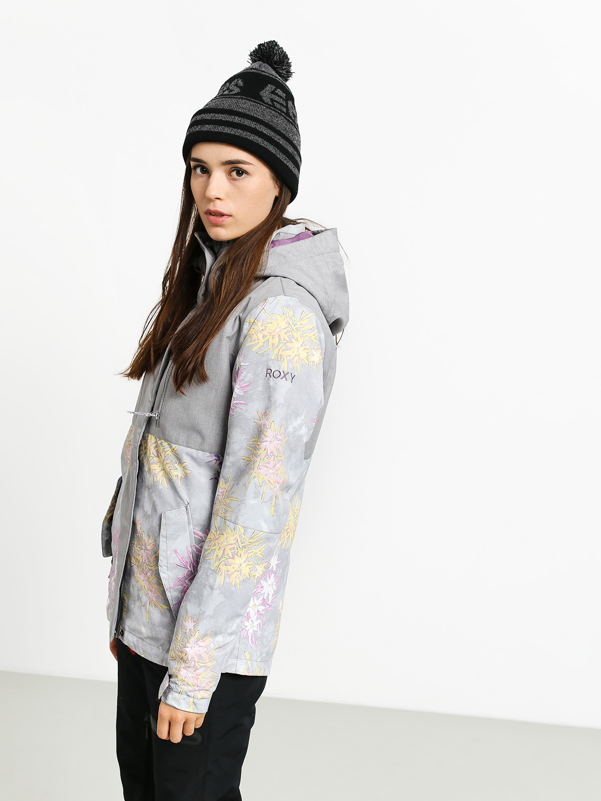 Női Roxy Jetty Block Snowboard dzseki (edelweiss)