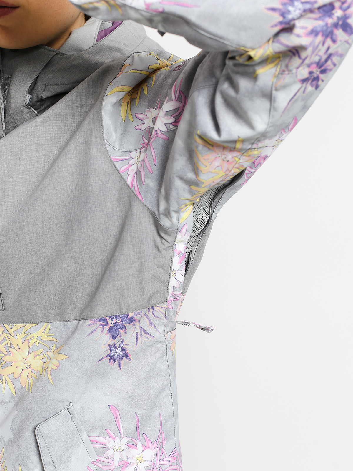 Női Roxy Jetty Block Snowboard dzseki (edelweiss)