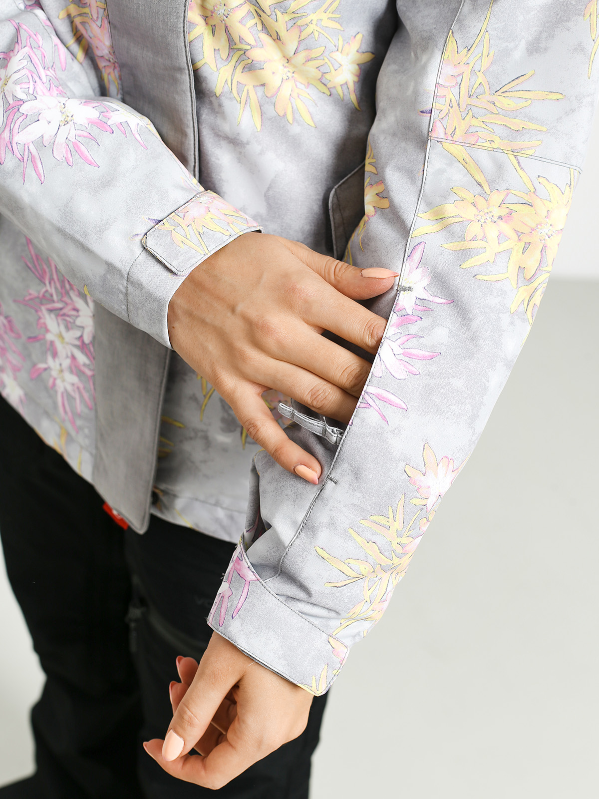 Női Roxy Jetty Block Snowboard dzseki (edelweiss)